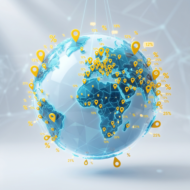 VAT rates for 50+ countries EU UK Australia global tax calculator